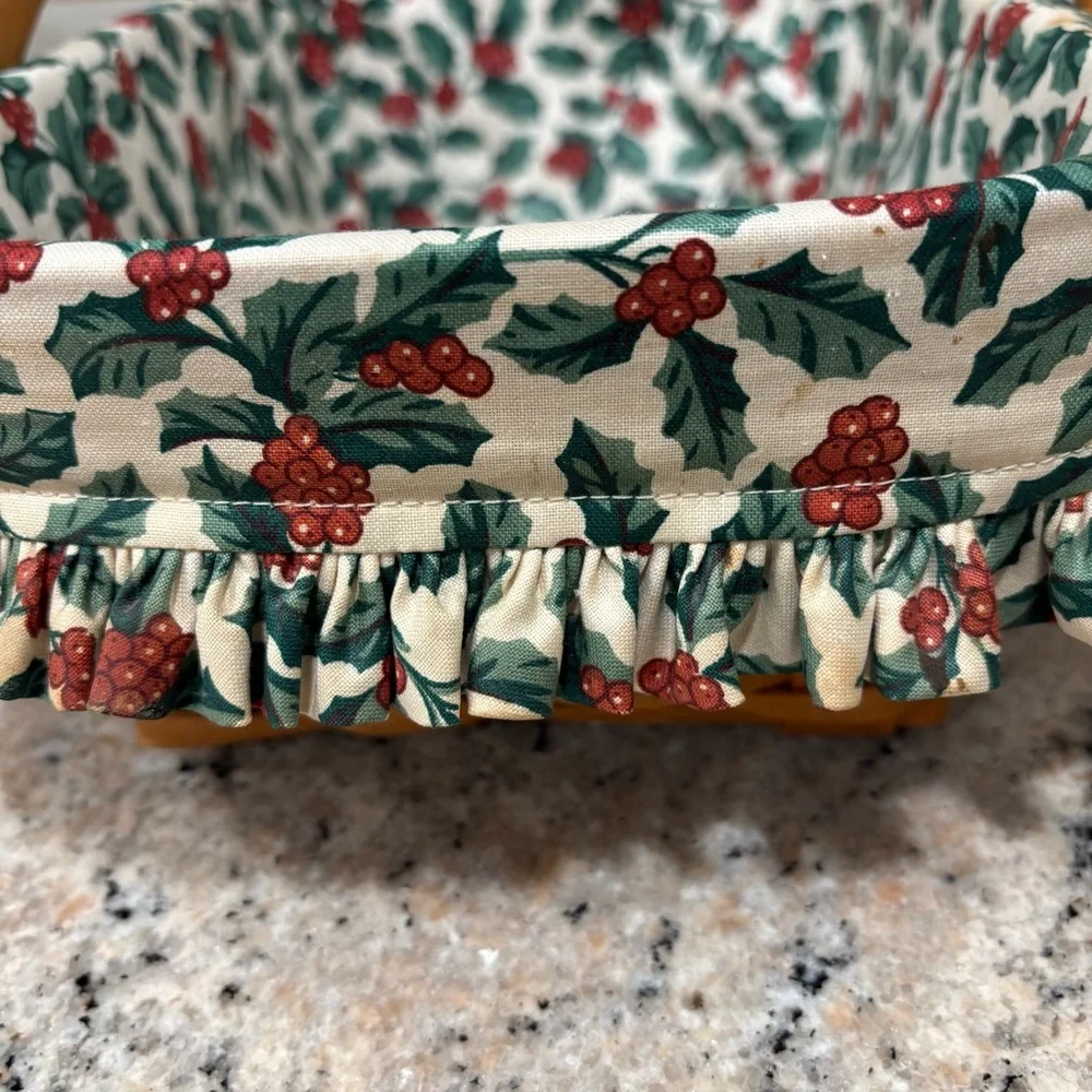 Vintage Longaberger 1996 Holiday Cheer Basket - Picture 8 of 16